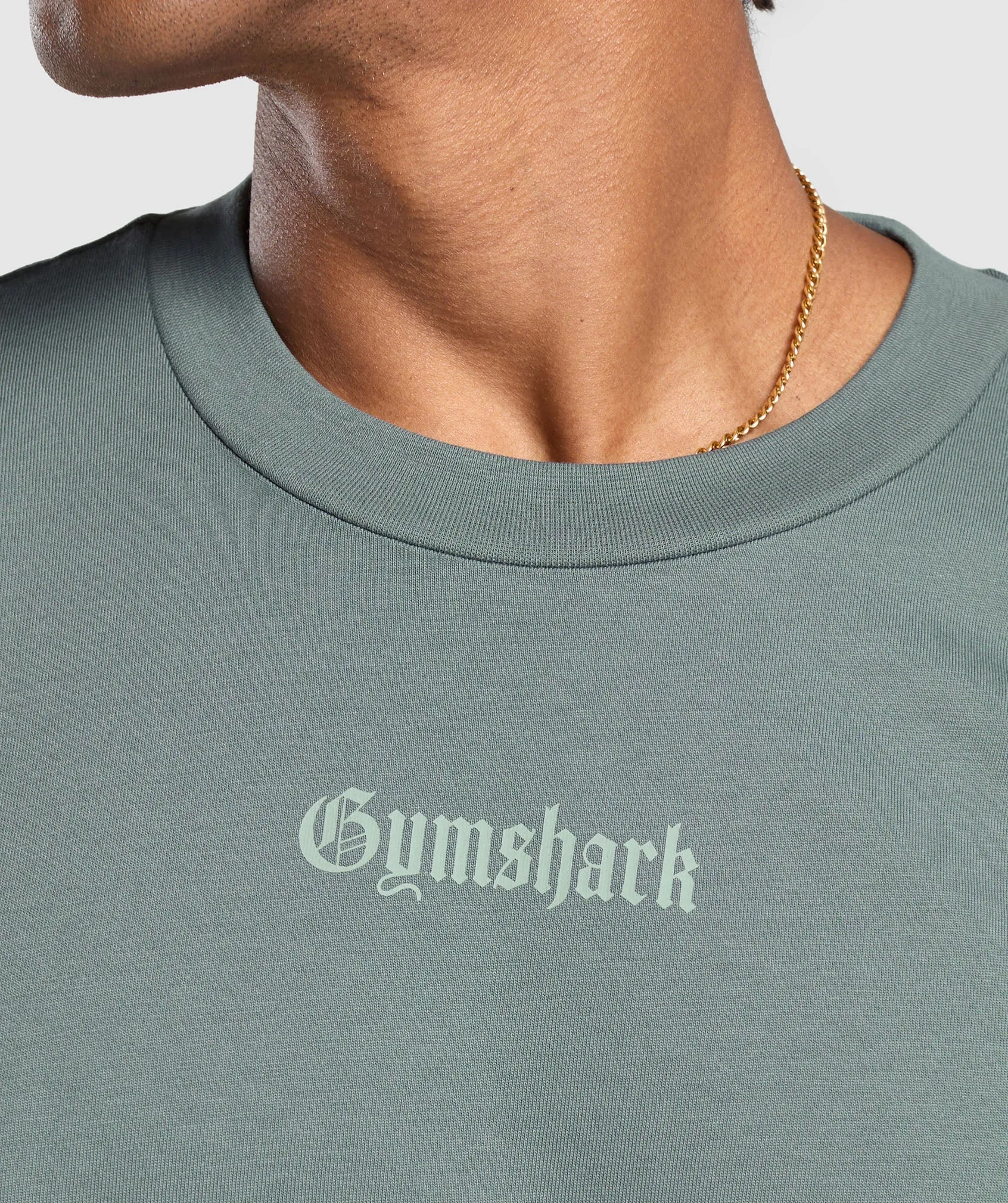 Gymshark Gymshark Strength Dept Graphic T-Shirt - Cargo Teal sold by Gymshark product image thumbnail 5