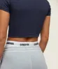 Gymshark everywear Ribbed Tee - Heavy Blue sold by Gymshark