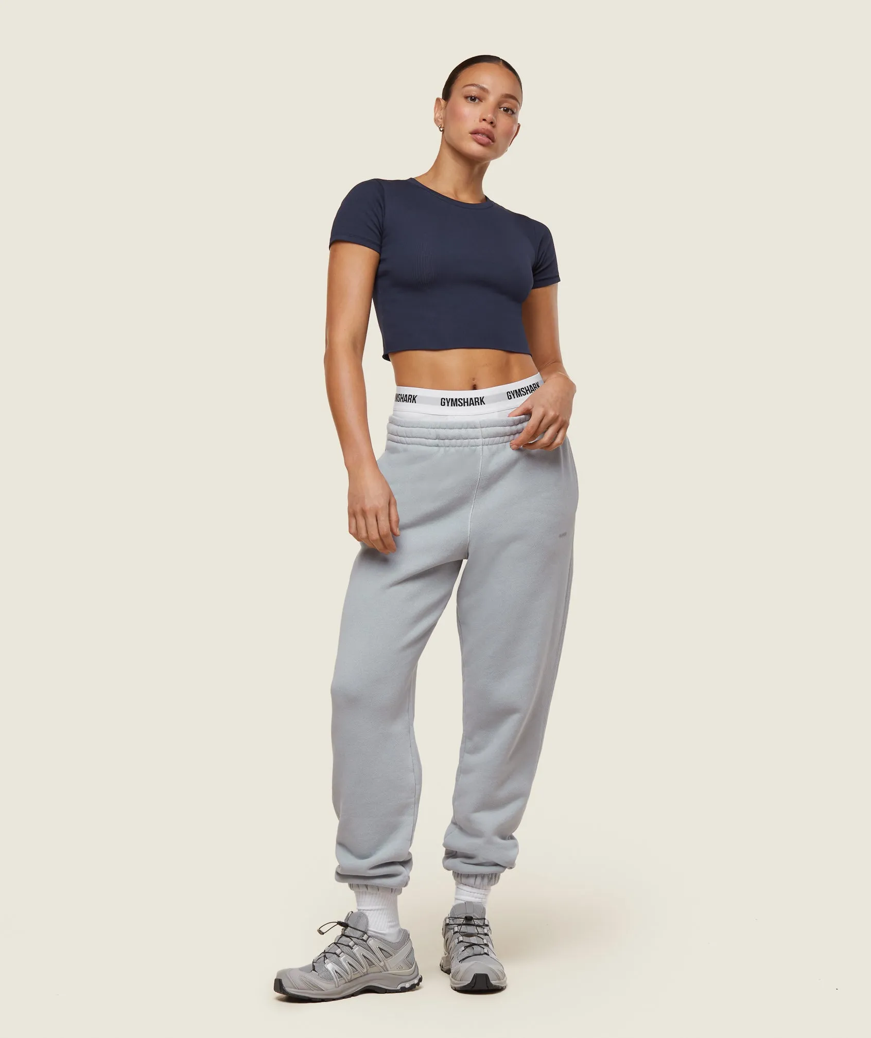 Gymshark everywear Ribbed Tee - Heavy Blue sold by Gymshark product image thumbnail 2