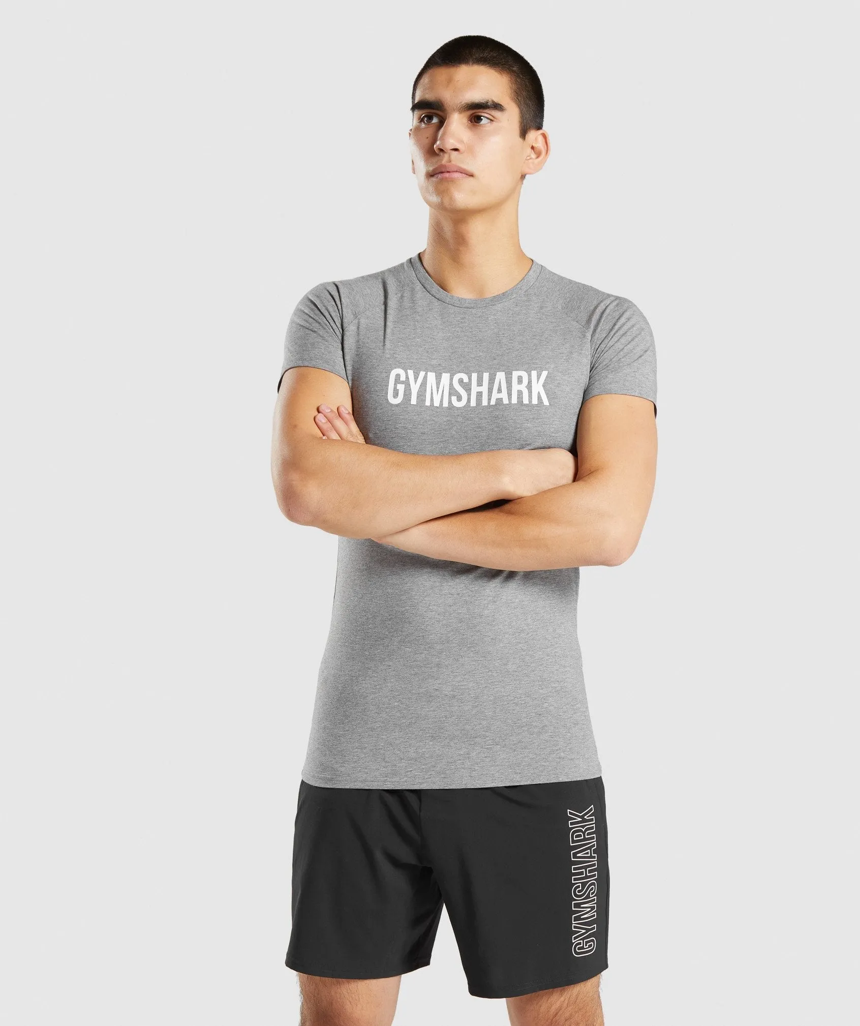 Gymshark Apollo T-Shirt - Charcoal Marl sold by Gymshark