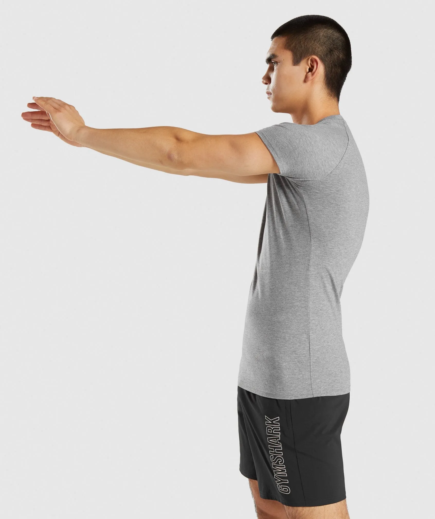 Gymshark Apollo T-Shirt - Charcoal Marl sold by Gymshark product image thumbnail 3