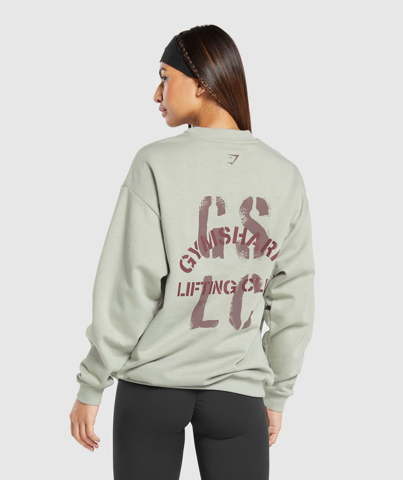 Gymshark Built Oversized Sweatshirt - Stone Grey sold by Gymshark