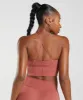 Gymshark Elevate Longline Sports Bra - Rose Brown sold by Gymshark