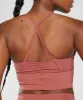 Gymshark Elevate Longline Sports Bra - Rose Brown sold by Gymshark