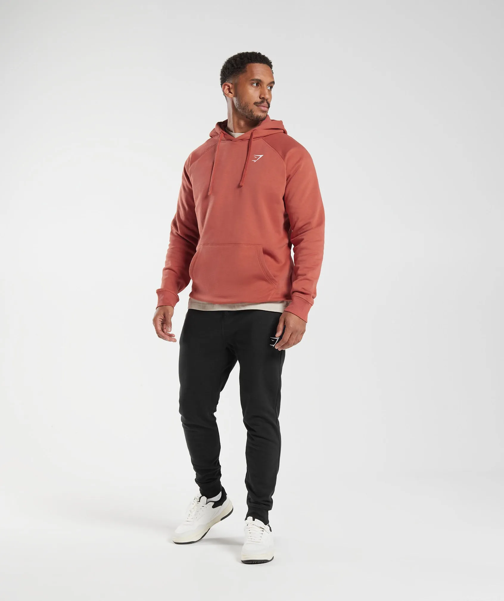 Gymshark Crest Hoodie - Persimmon Red sold by Gymshark product image thumbnail 4