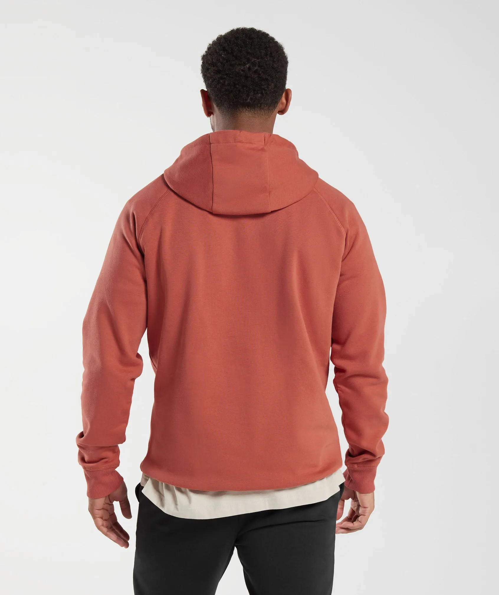 Gymshark Crest Hoodie - Persimmon Red sold by Gymshark product image thumbnail 2