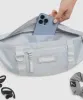 Gymshark Sleek Sling Bag - Light Grey sold by Gymshark
