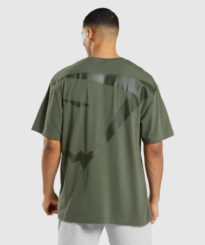 Gymshark Sharkhead T-Shirt - Core Olive sold by Gymshark