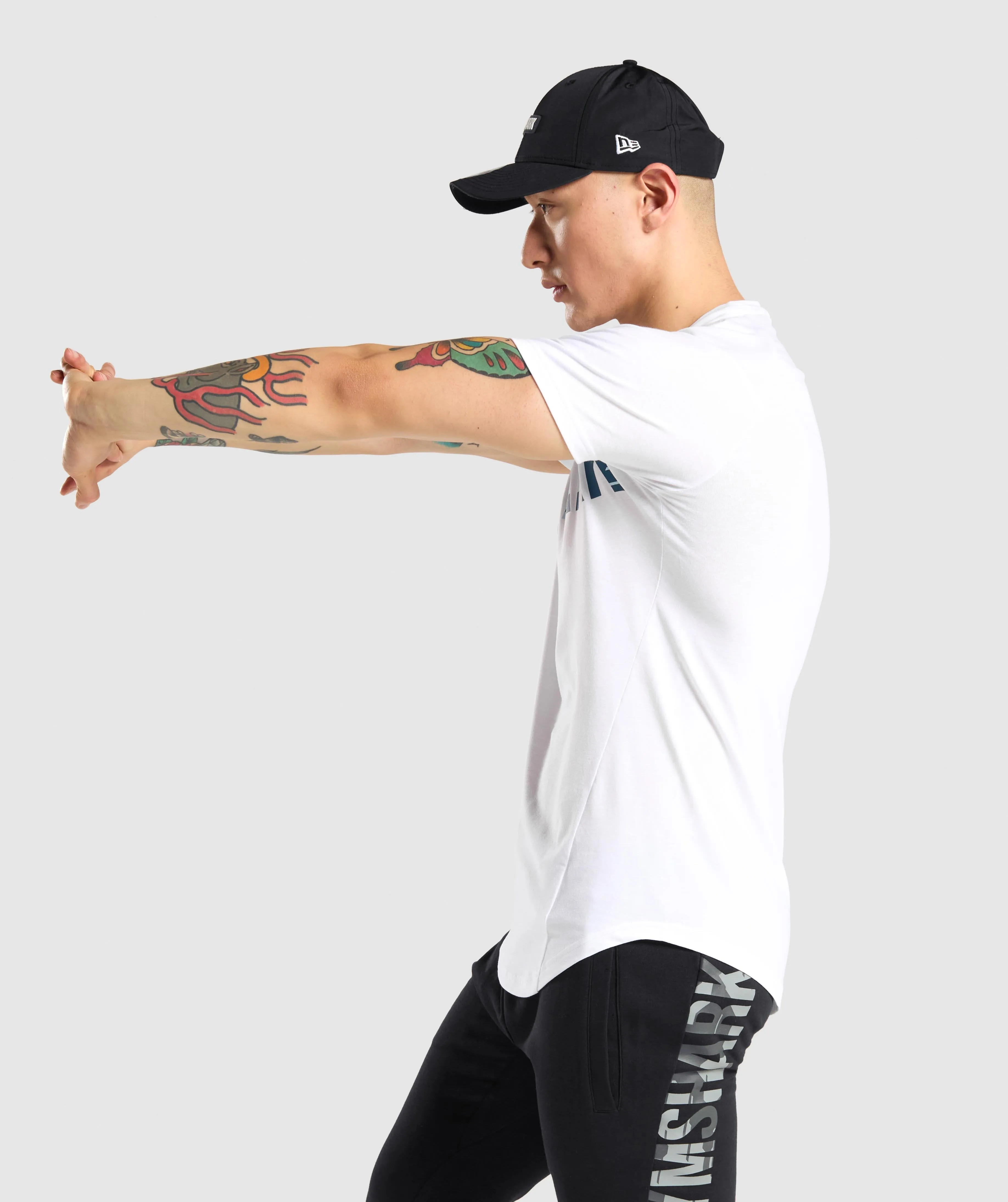 Gymshark Bold T-Shirt - White/Camo sold by Gymshark product image thumbnail 3