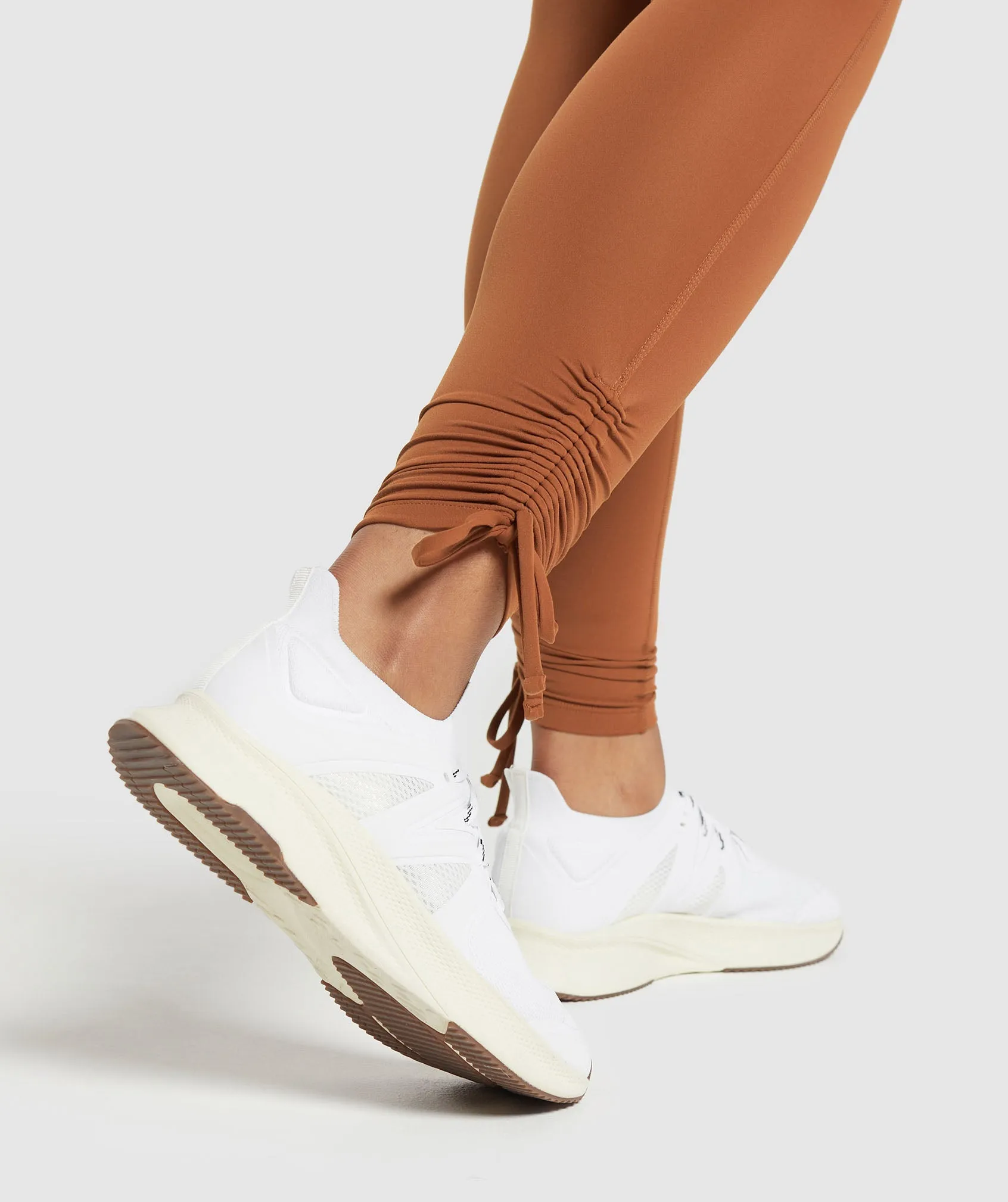 Gymshark Ribbon Ankle Leggings - Copper Brown sold by Gymshark product image thumbnail 5