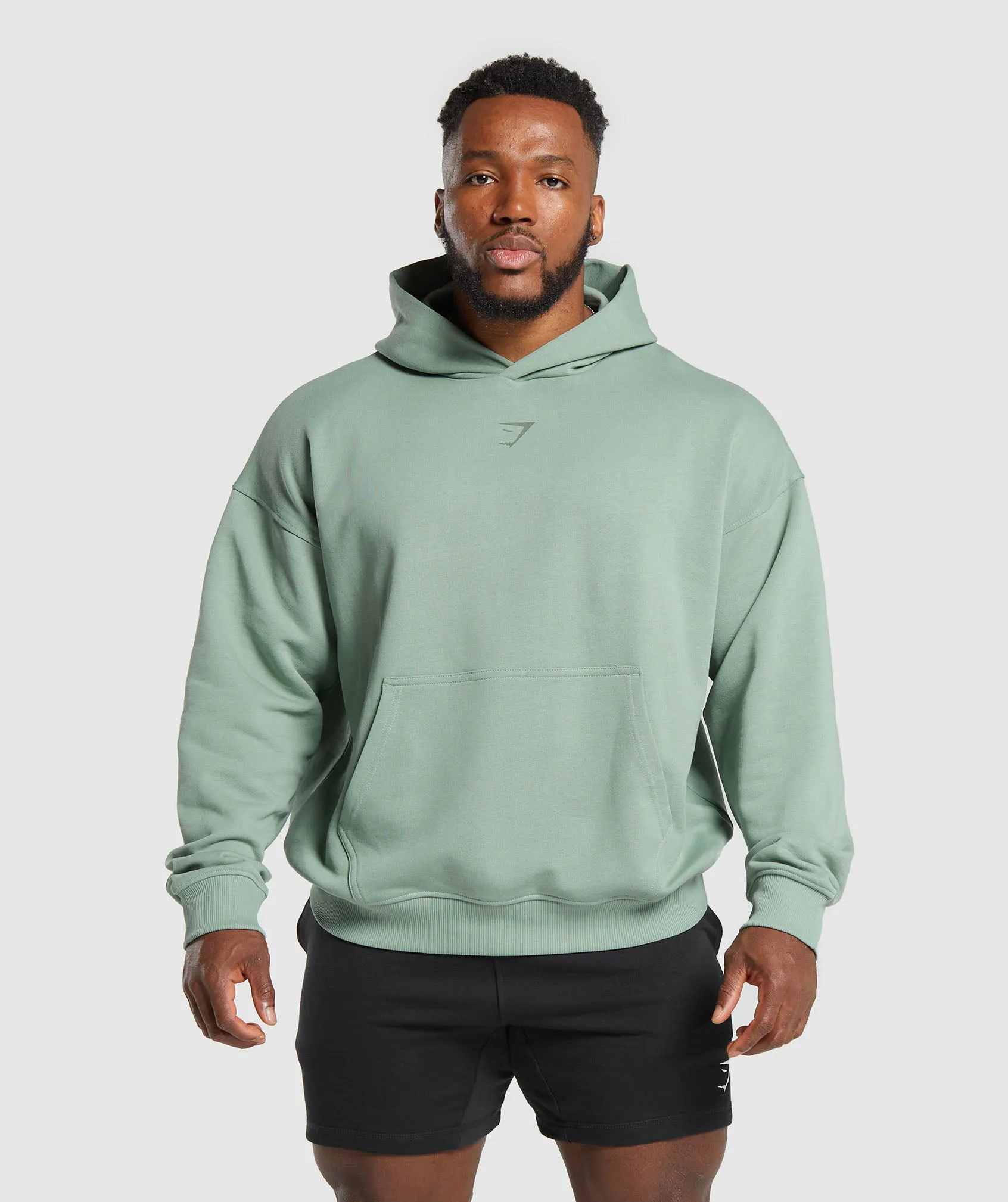 Gymshark Sets N Reps Hoodie - Dollar Green sold by Gymshark product image thumbnail 2