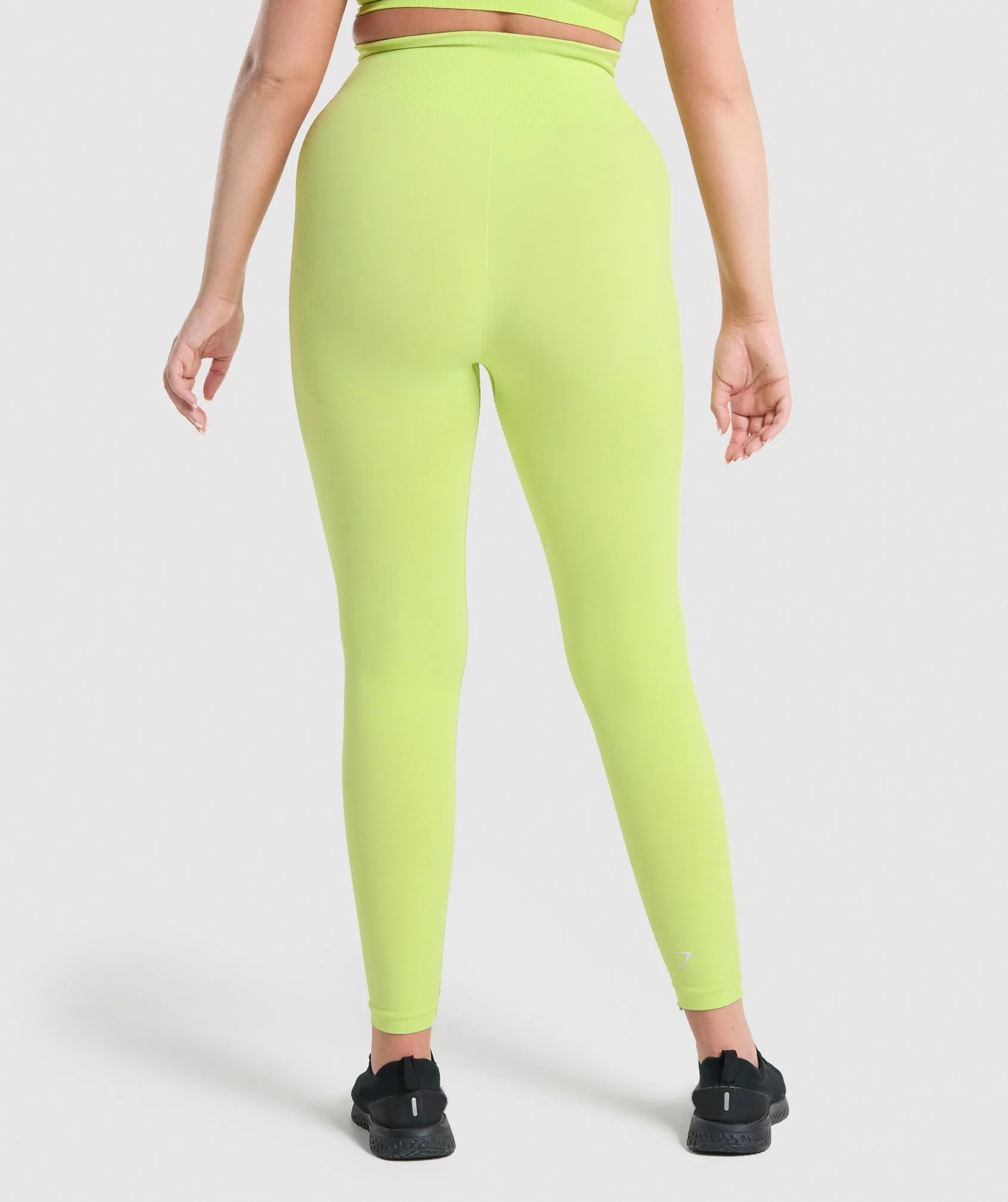 Gymshark Vital Seamless 2.0 Leggings - Yellow Marl sold by Gymshark product image thumbnail 3