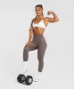 GS Power Regular Leggings - Walnut Mauve sold by Gymshark