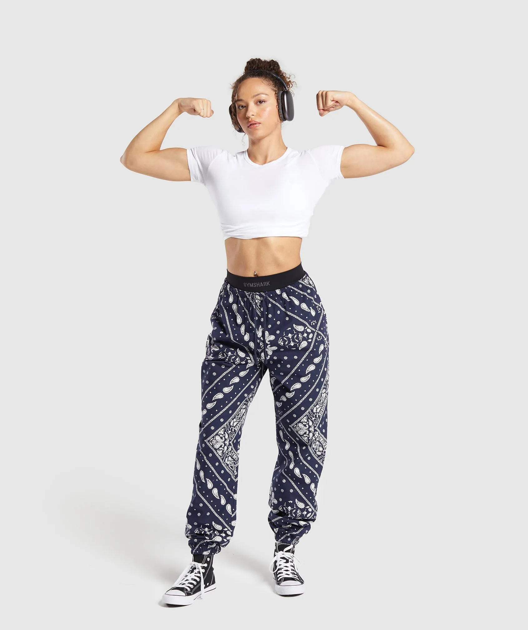 Gymshark Lifting Pump Pants - Heavy Blue/Heavy Blue sold by Gymshark product image thumbnail 4