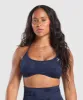 Gymshark Adapt Camo Cross Back Sports Bra - Midnight Blue/Ash Blue sold by Gymshark
