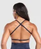 Gymshark Adapt Camo Cross Back Sports Bra - Midnight Blue/Ash Blue sold by Gymshark