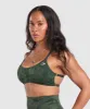 Gymshark Adapt Camo Cross Back Sports Bra - Victory Green/ Force Green sold by Gymshark