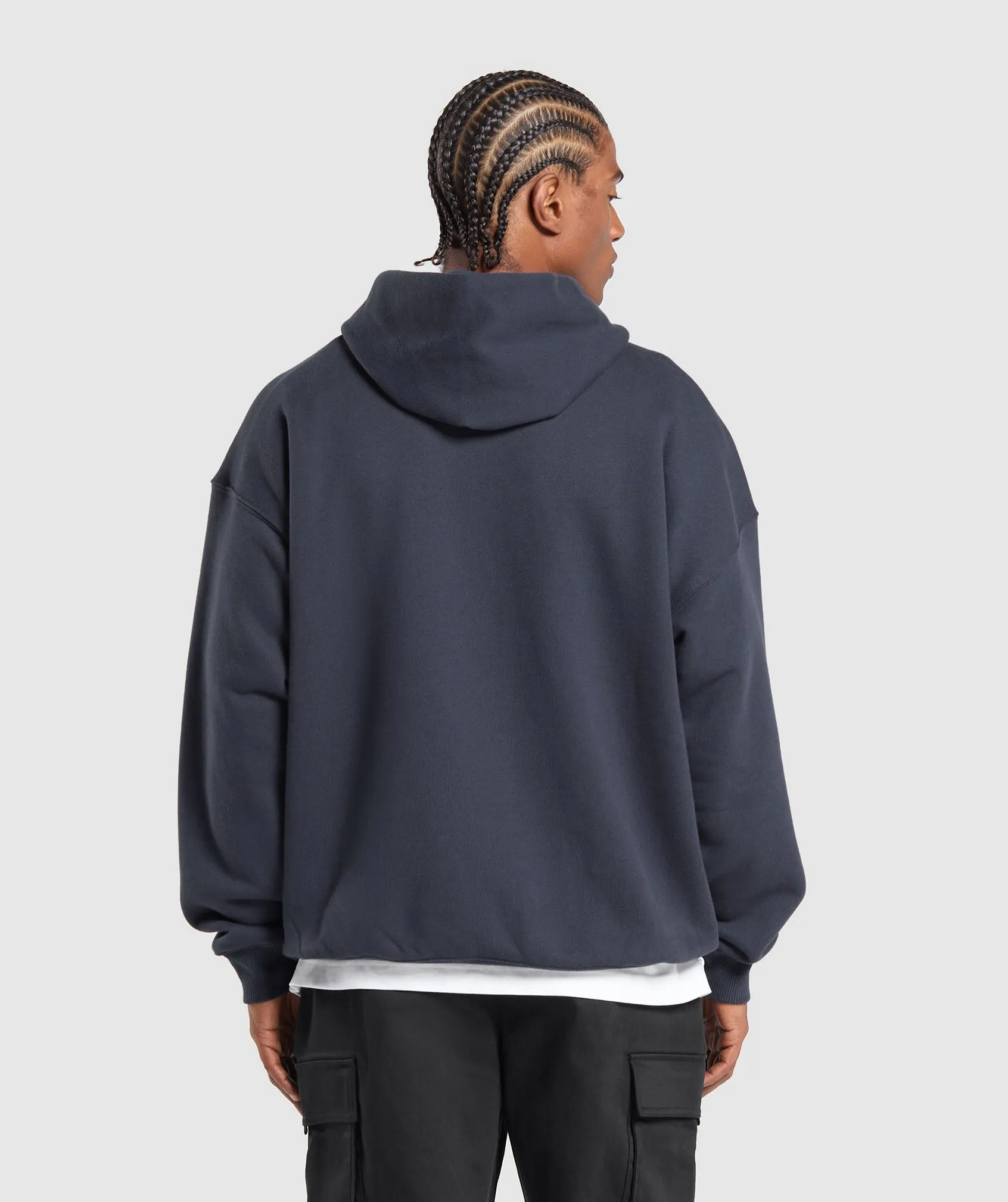 Gymshark Collegiate Hoodie - Heavy Blue sold by Gymshark product image thumbnail 2