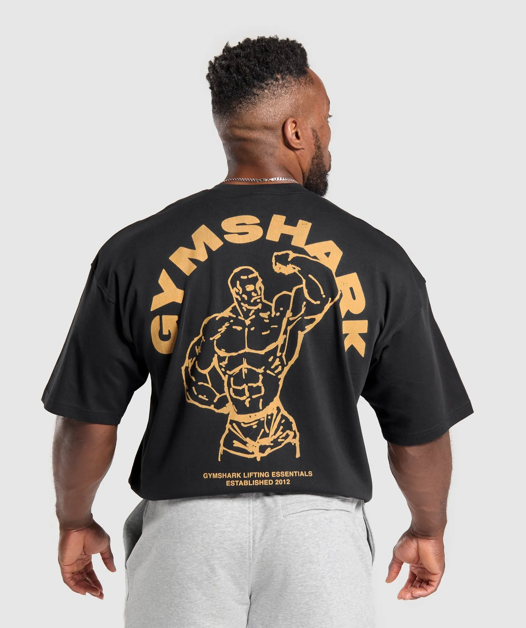 Gymshark Bodybuilding Graphic T-Shirt - Black sold by Gymshark