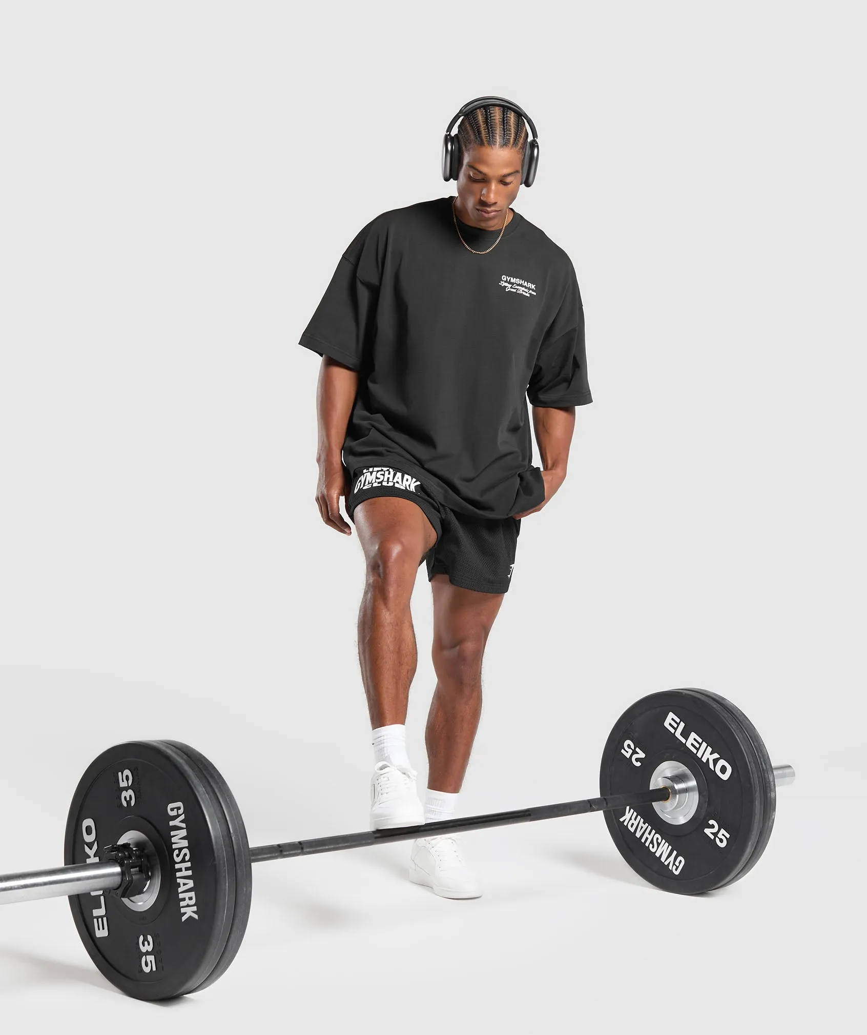 Gymshark British Iron T-Shirt - Black sold by Gymshark product image thumbnail 4