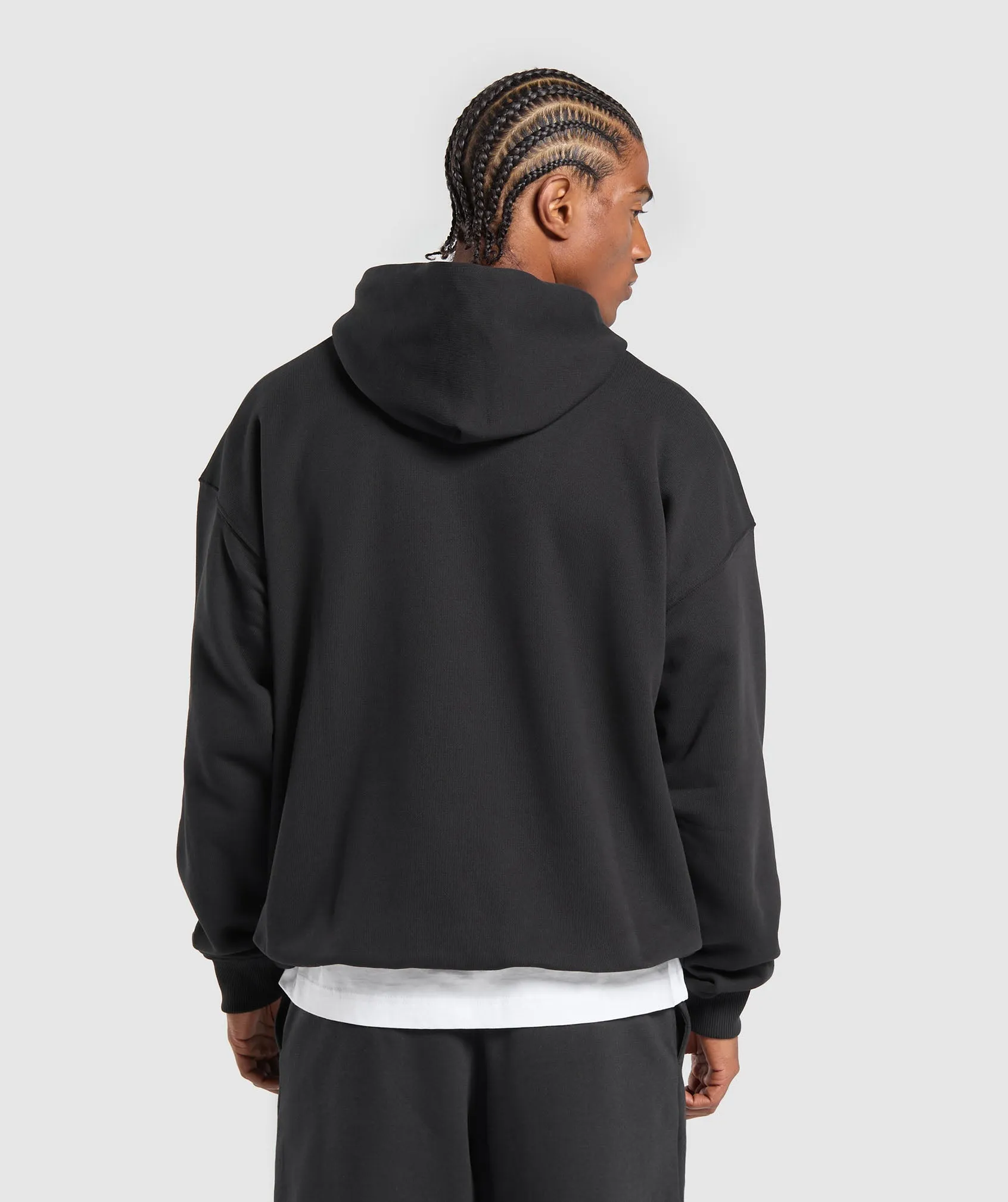 Gymshark Collegiate Hoodie - Black sold by Gymshark product image thumbnail 2