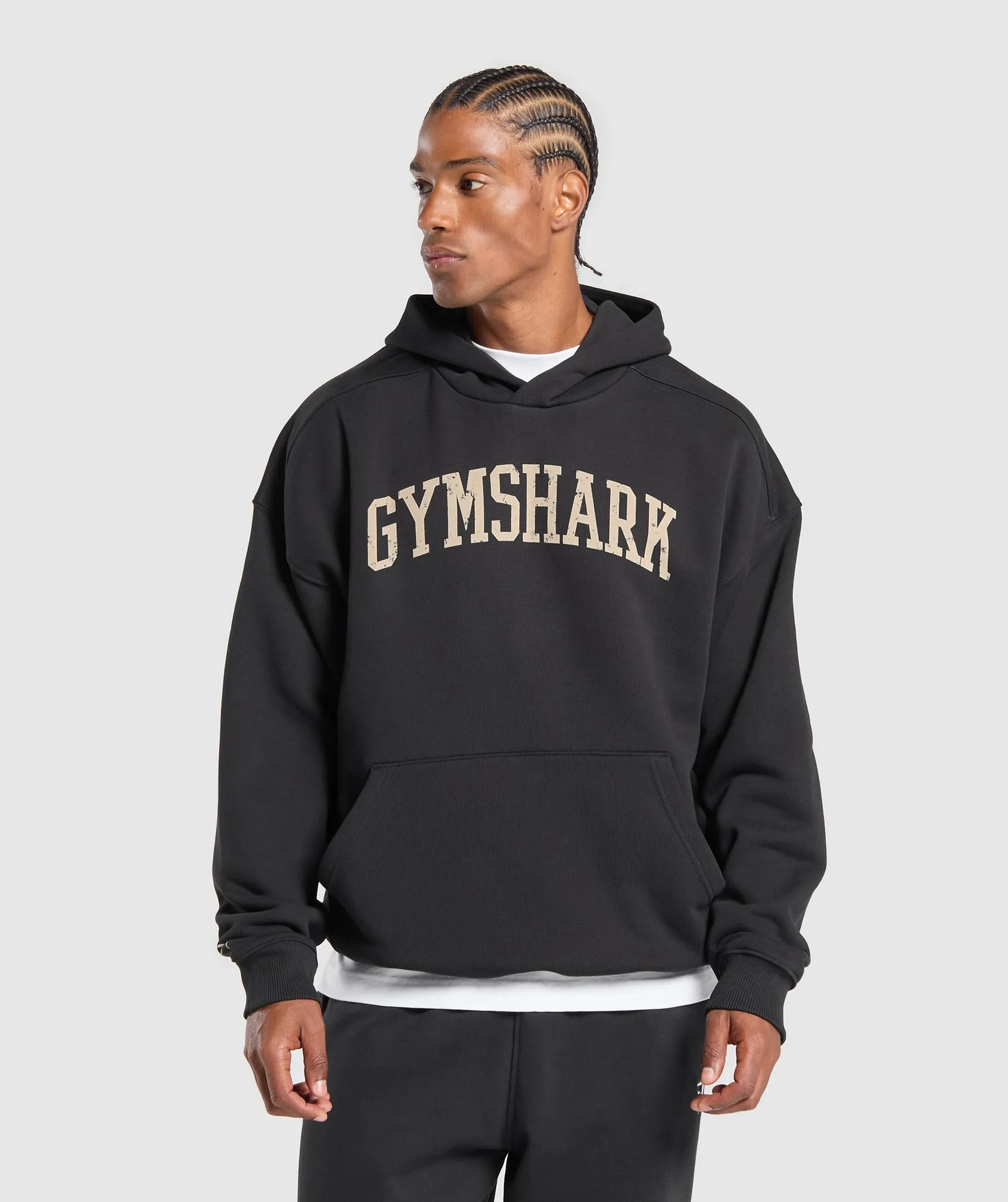 Gymshark Collegiate Hoodie - Black sold by Gymshark