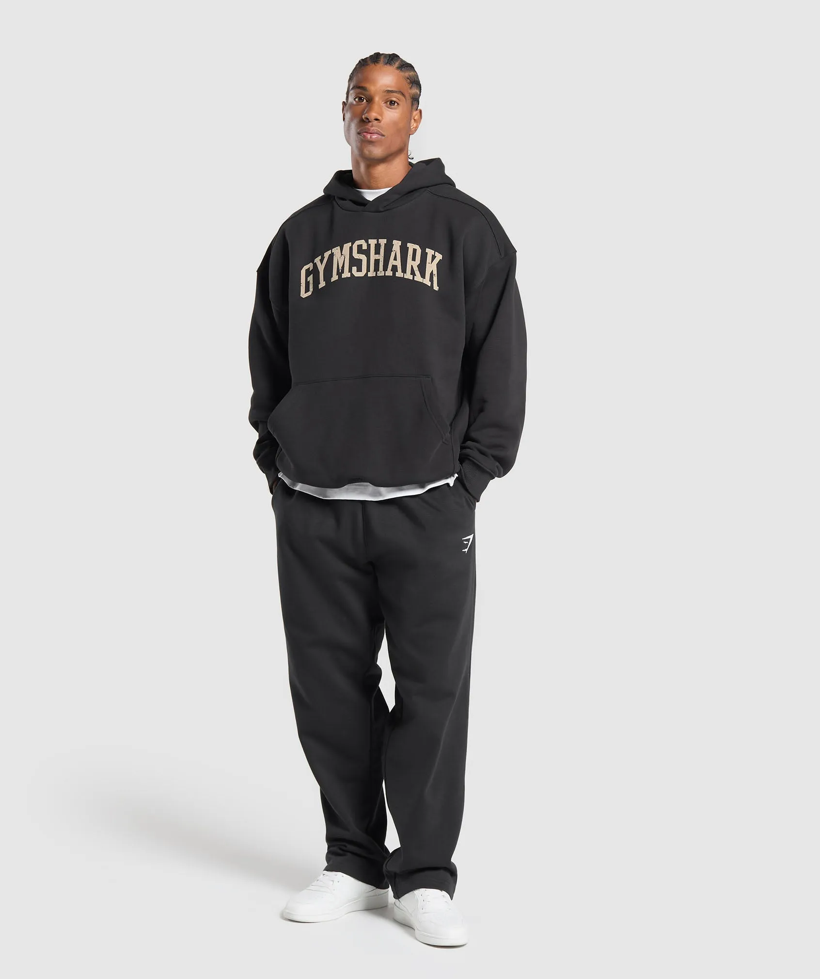 Gymshark Collegiate Hoodie - Black sold by Gymshark product image thumbnail 4