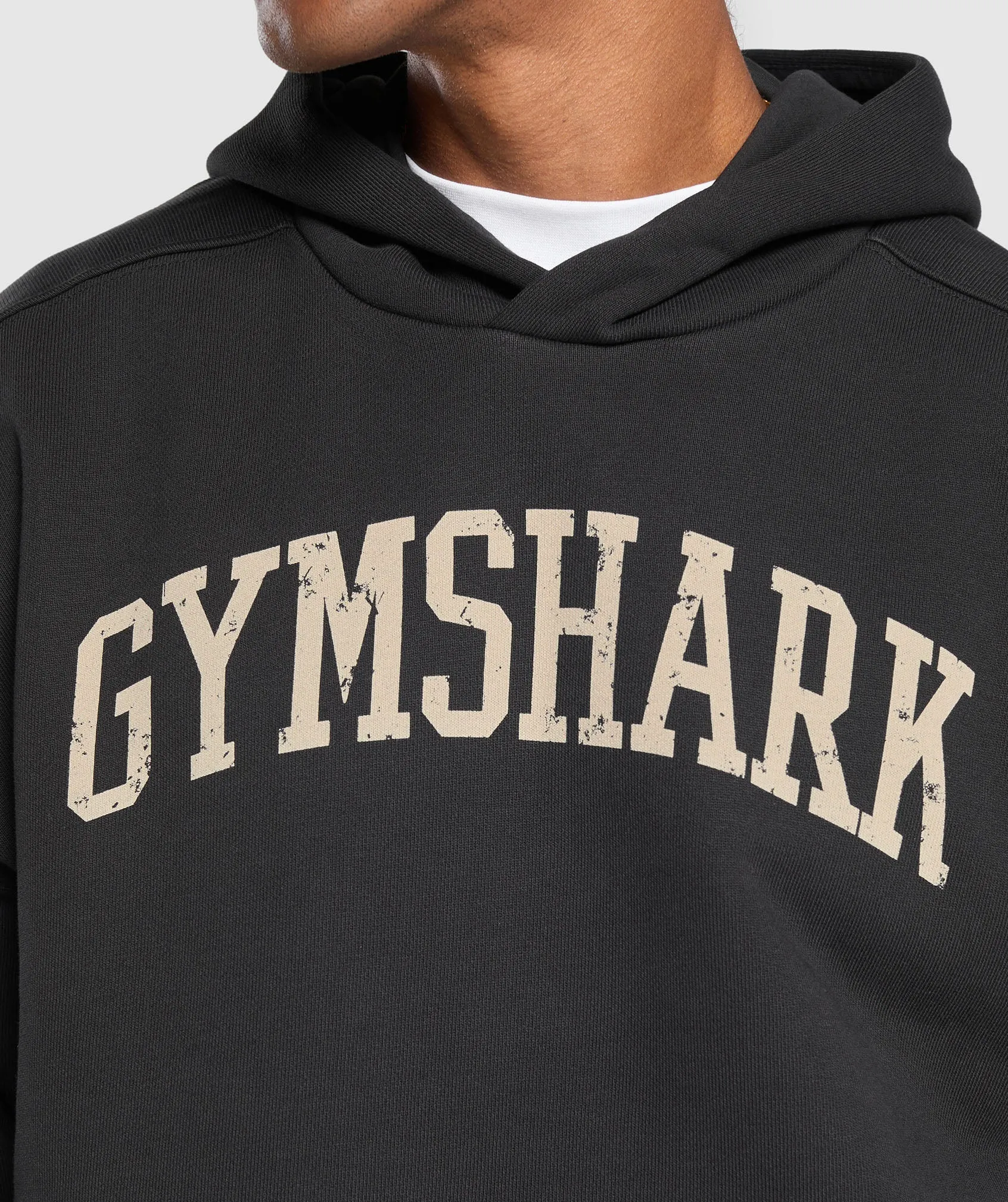 Gymshark Collegiate Hoodie - Black sold by Gymshark product image thumbnail 5
