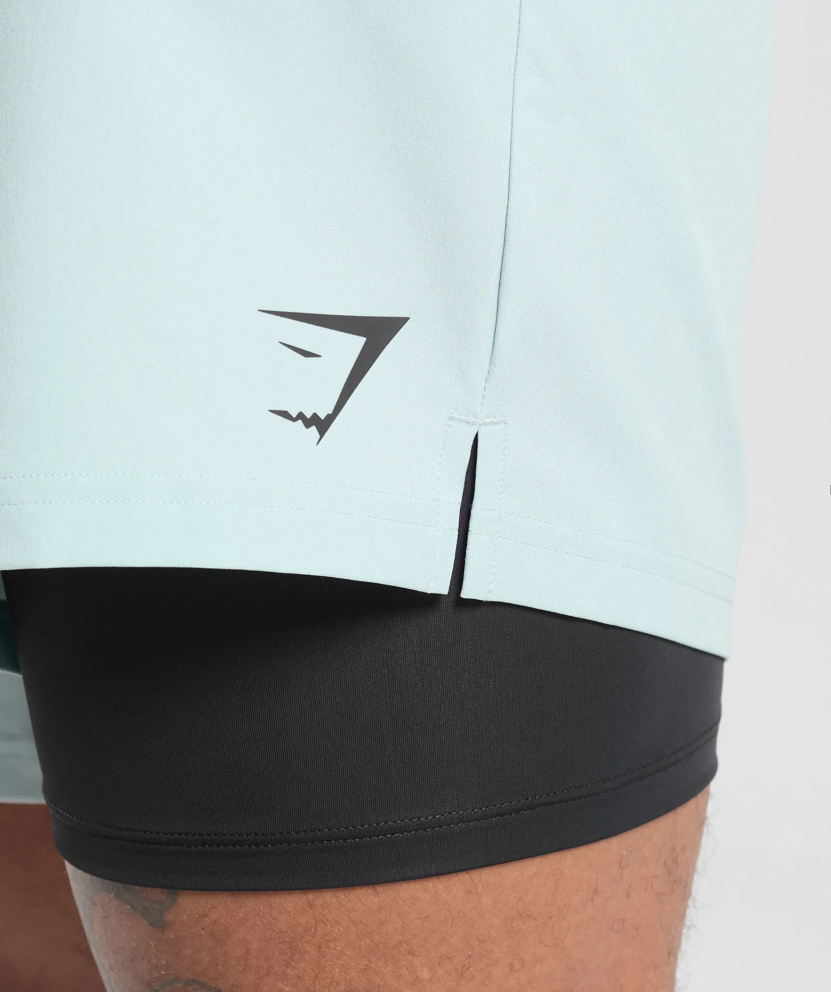 Gymshark Land to Water 6" Shorts - Cool Blue sold by Gymshark product image thumbnail 5