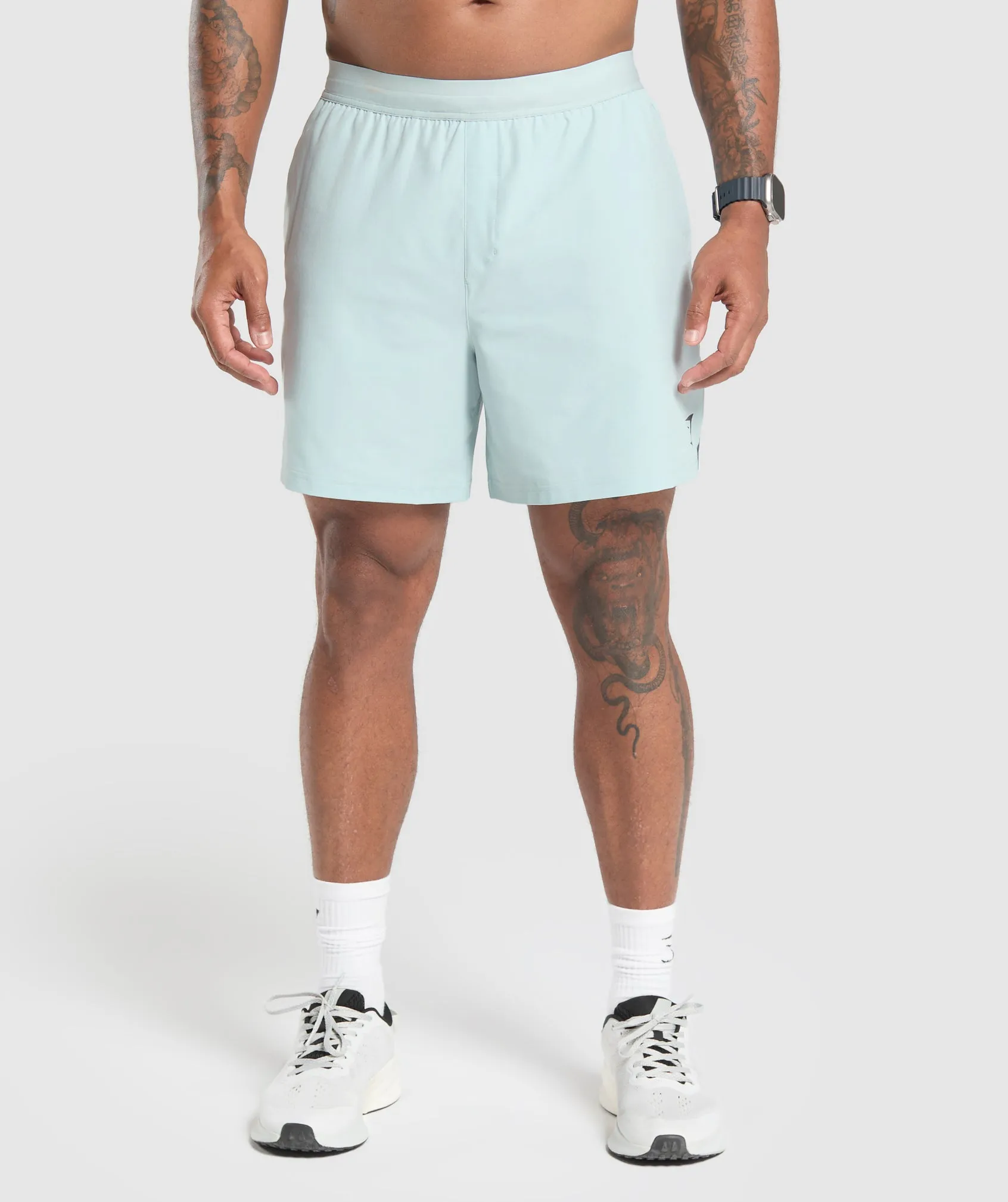 Gymshark Land to Water 6" Shorts - Cool Blue sold by Gymshark