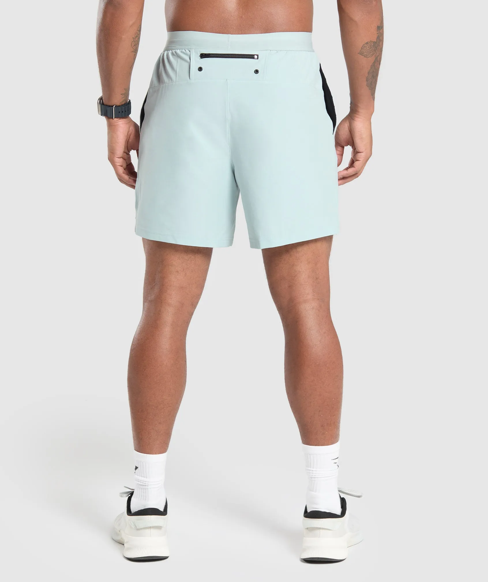 Gymshark Land to Water 6" Shorts - Cool Blue sold by Gymshark product image thumbnail 2