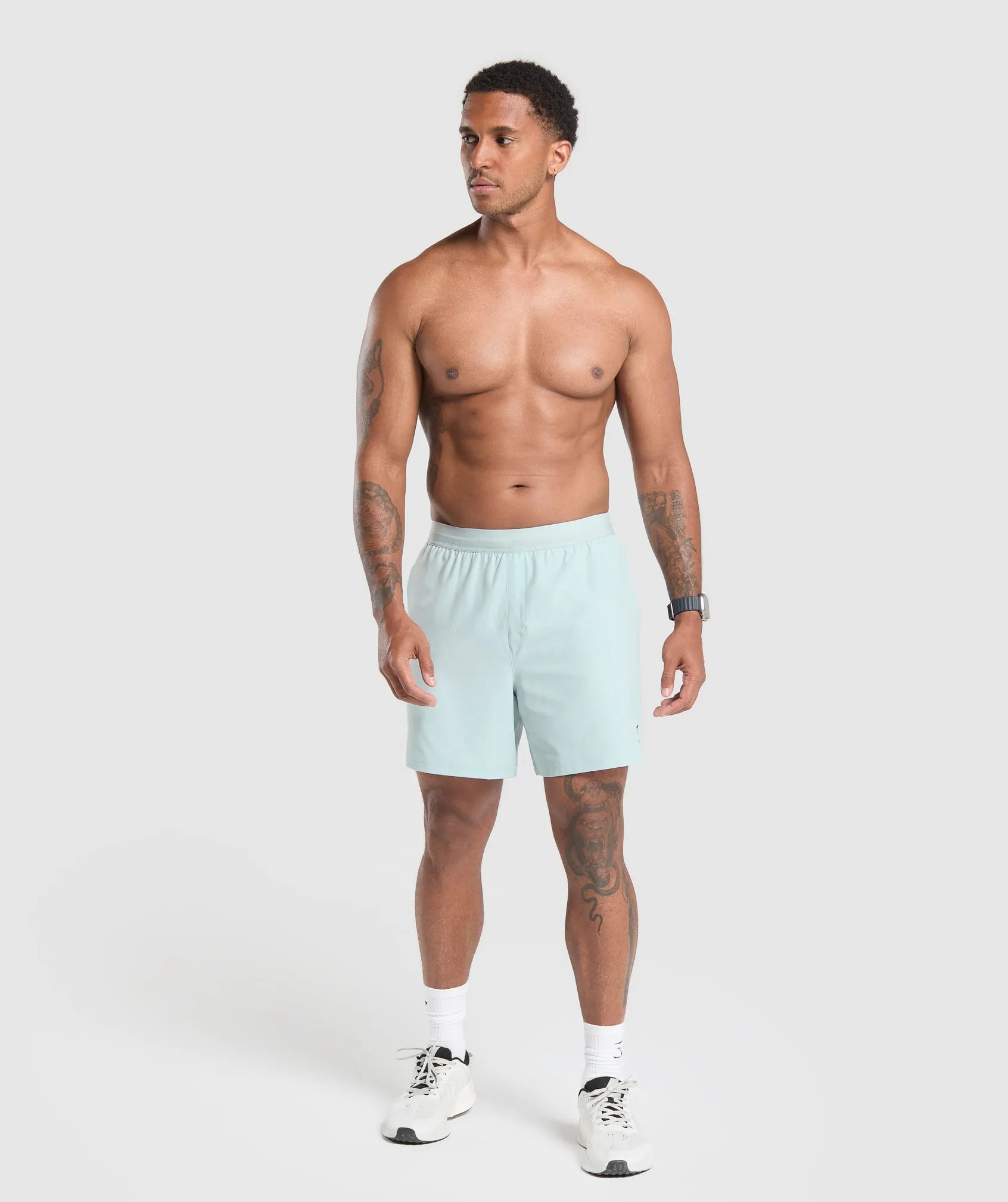 Gymshark Land to Water 6" Shorts - Cool Blue sold by Gymshark product image thumbnail 4