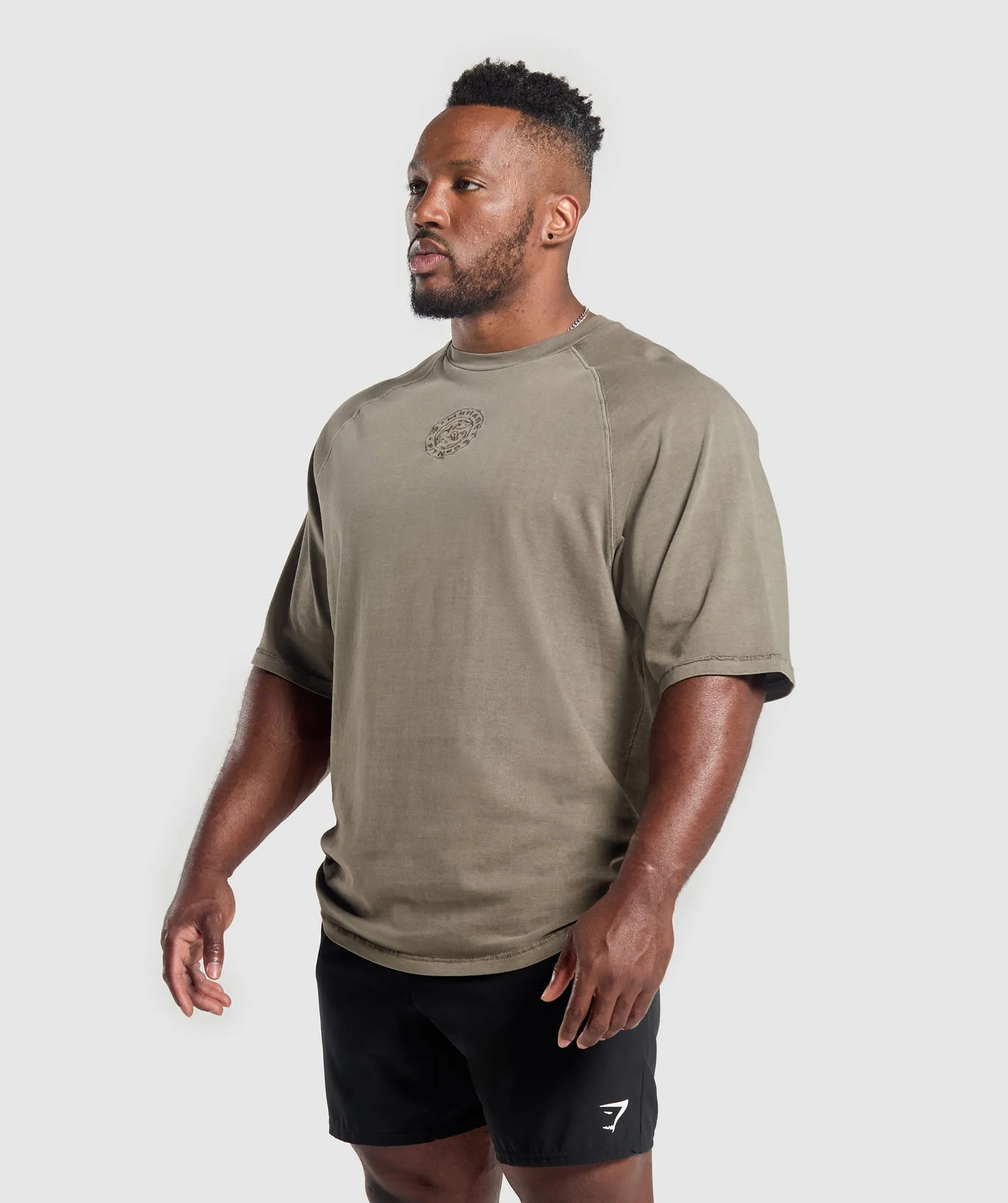 Gymshark Premium Legacy T-Shirt - Camo Brown sold by Gymshark product image thumbnail 3