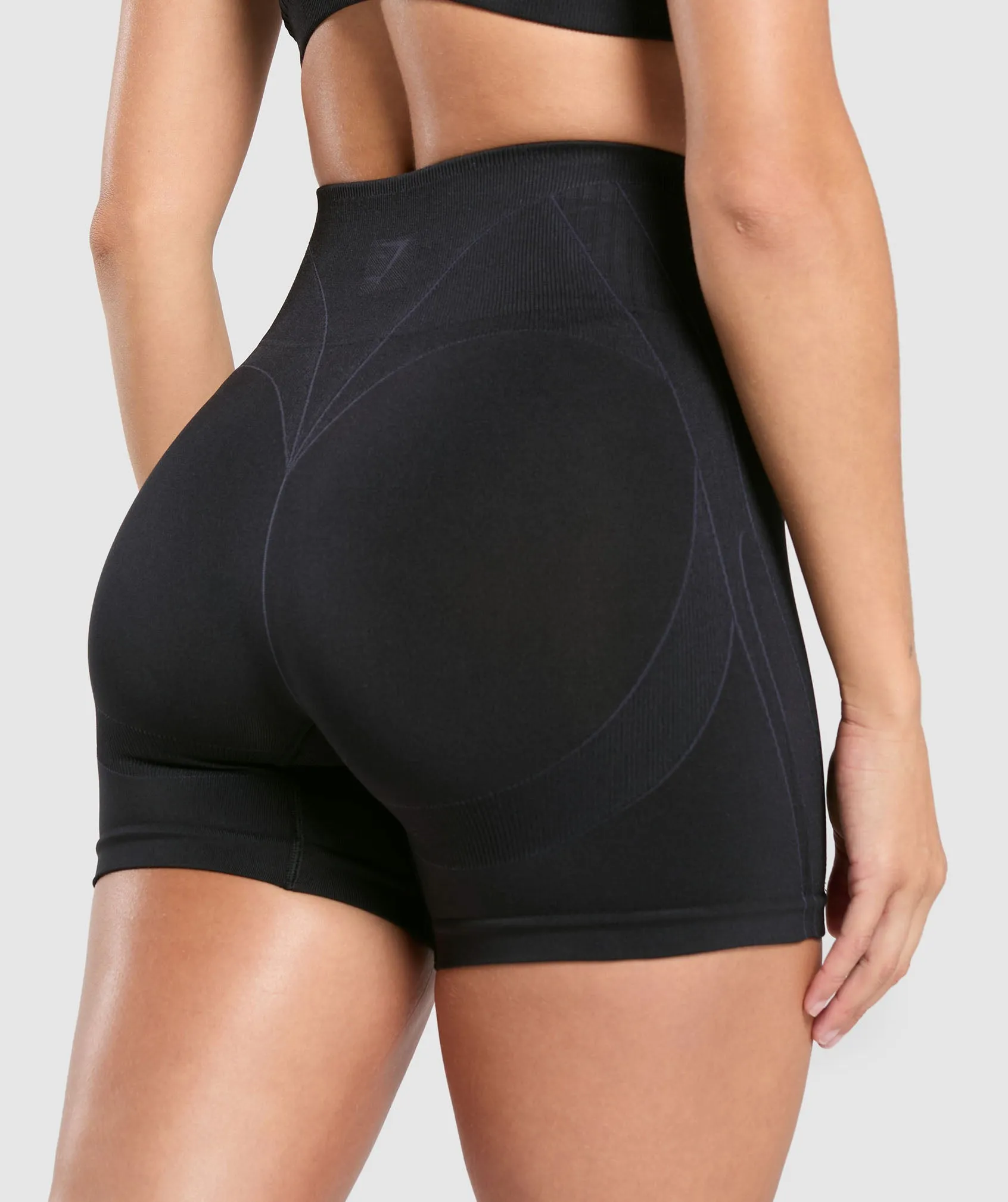 Gymshark Apex Contrast Shorts - Black/Brushed Grey sold by Gymshark product image thumbnail 5