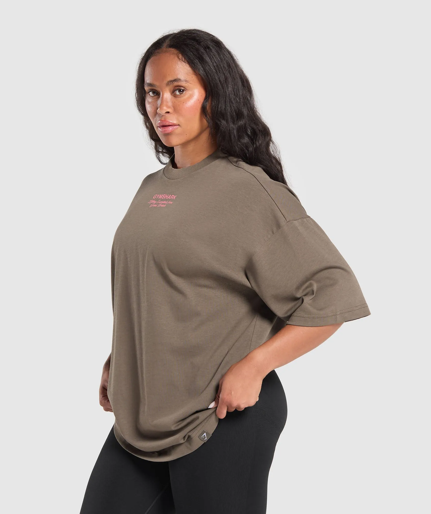 Gymshark British Iron Heavyweight T-Shirt - Camo Brown sold by Gymshark product image thumbnail 2