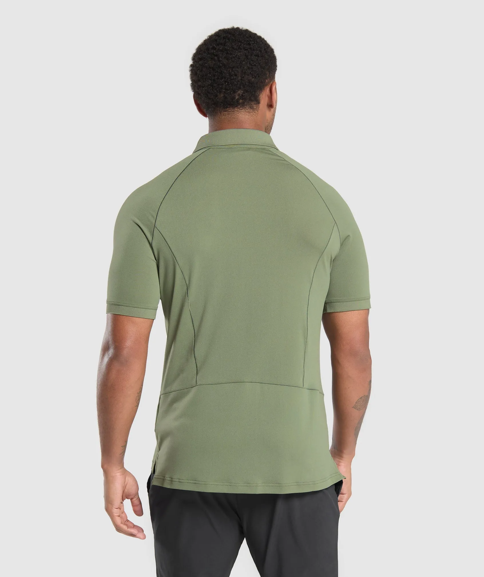 Gymshark Performance Polo Shirt - Core Olive sold by Gymshark product image thumbnail 2