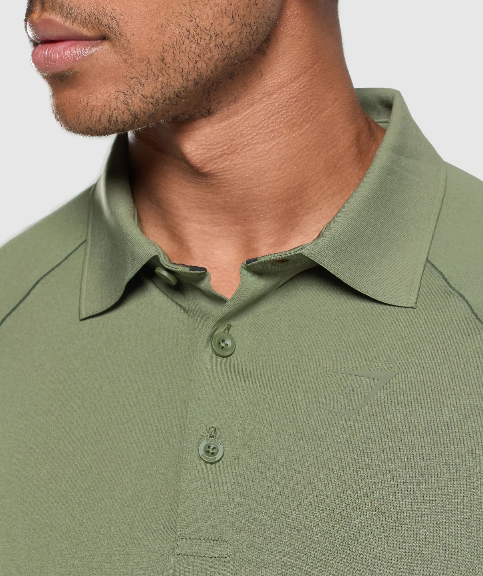 Gymshark Performance Polo Shirt - Core Olive sold by Gymshark product image thumbnail 4