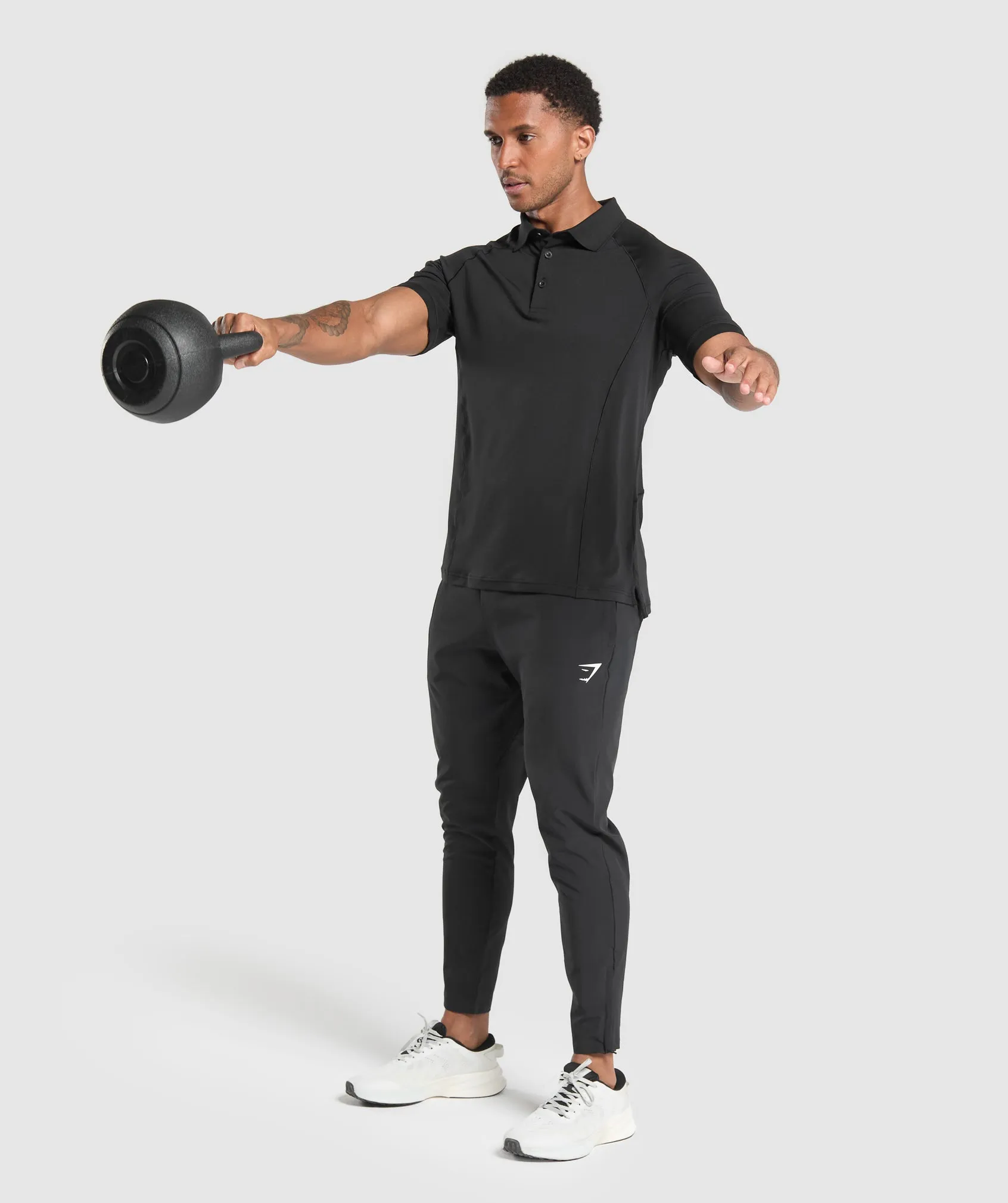 Gymshark Performance Polo Shirt - Black sold by Gymshark product image thumbnail 4
