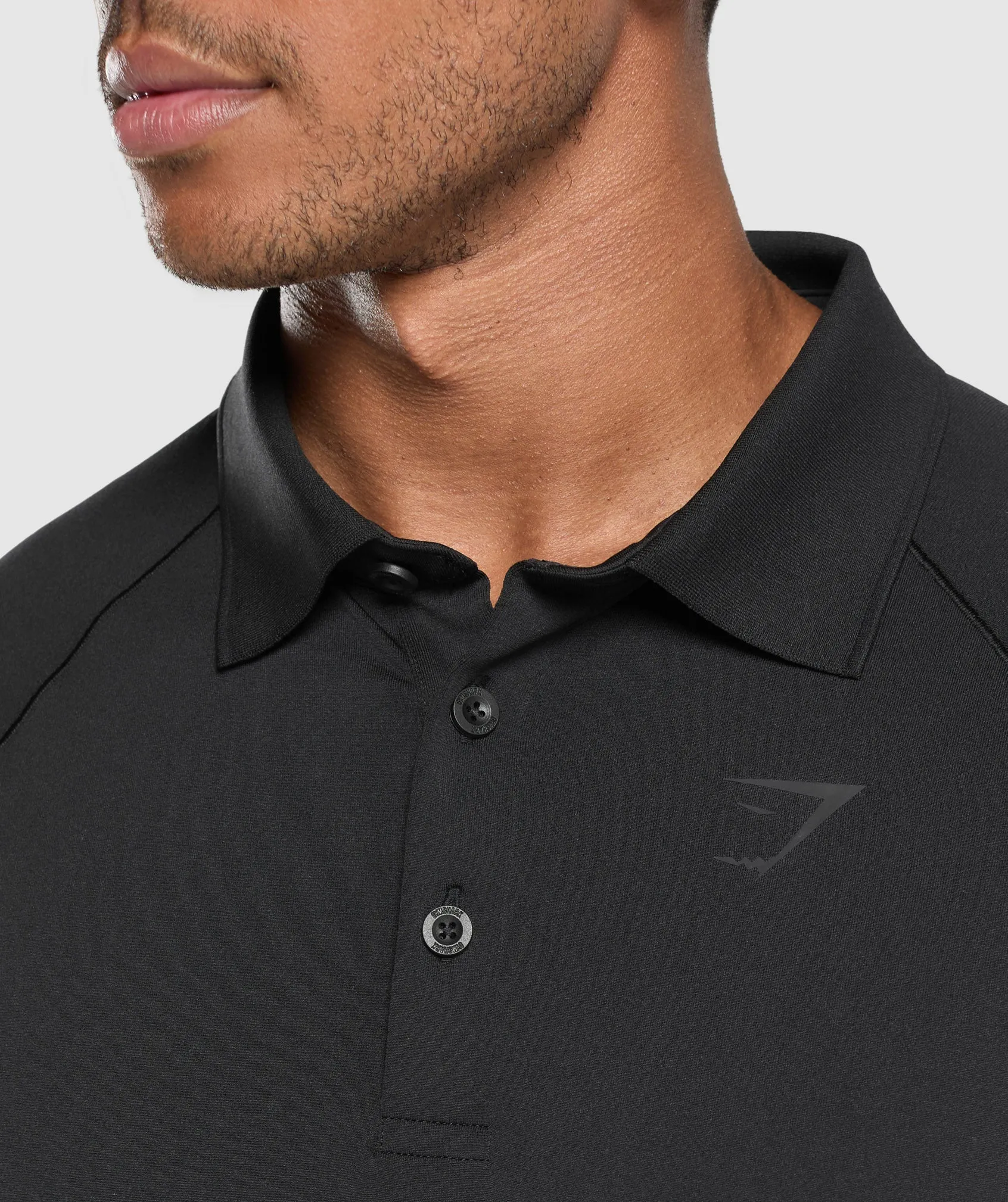 Gymshark Performance Polo Shirt - Black sold by Gymshark product image thumbnail 5