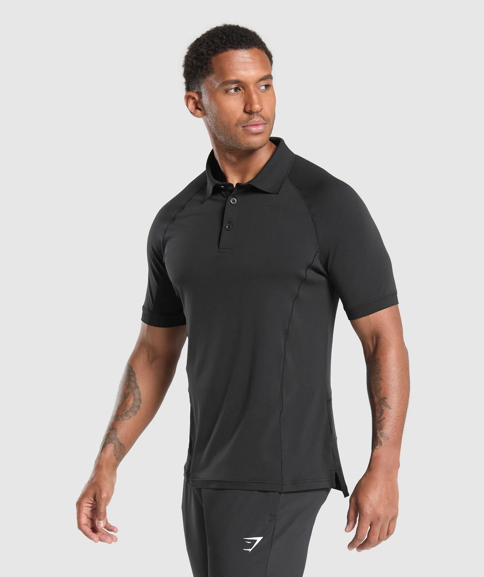 Gymshark Performance Polo Shirt - Black sold by Gymshark product image thumbnail 3