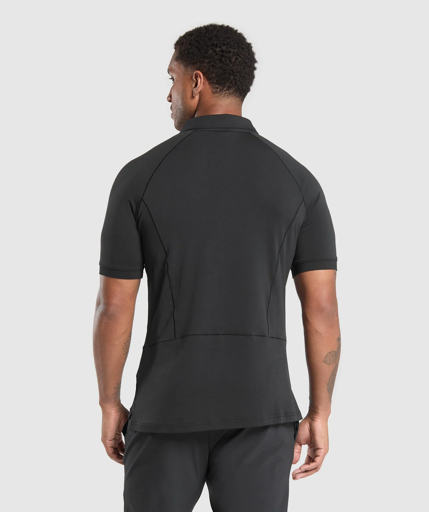 Gymshark Performance Polo Shirt - Black sold by Gymshark product image thumbnail 2