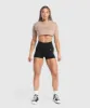 Gymshark Collegiate Shadow Washed Crop Top - Stone Pink sold by Gymshark