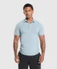 Gymshark Seamless Polo Shirt - Salt Blue sold by Gymshark