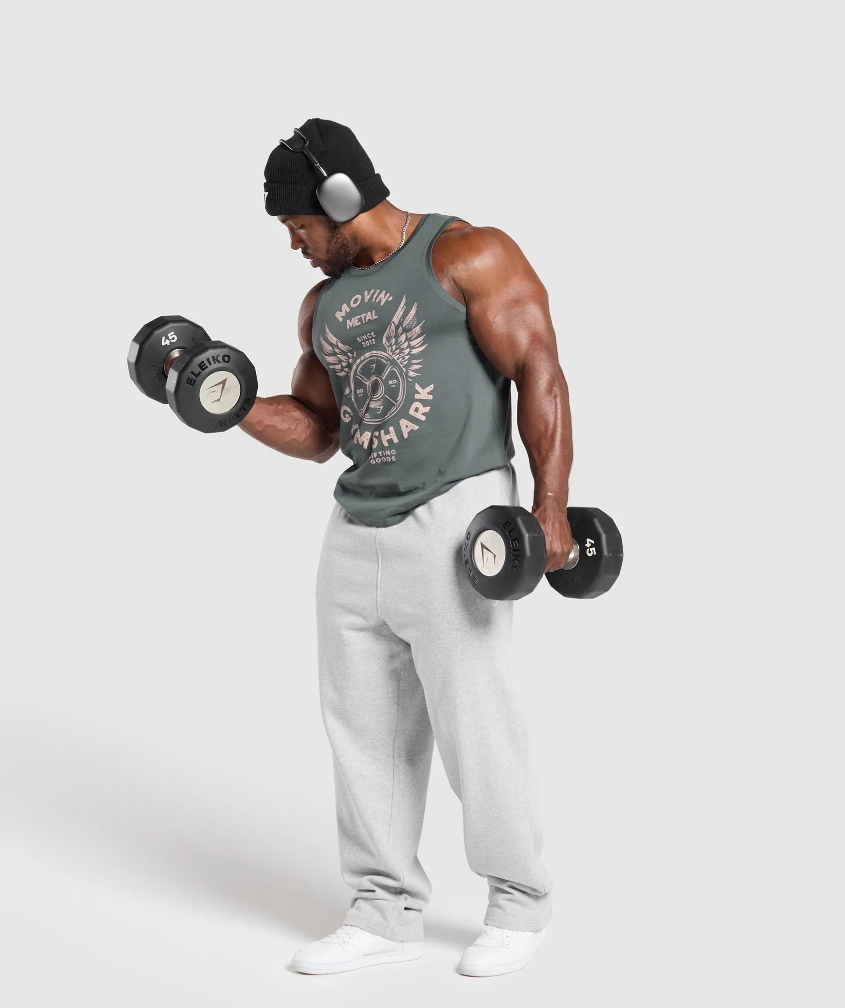 Gymshark Movin' Metal Graphic Tank - Slate Teal sold by Gymshark product image thumbnail 4