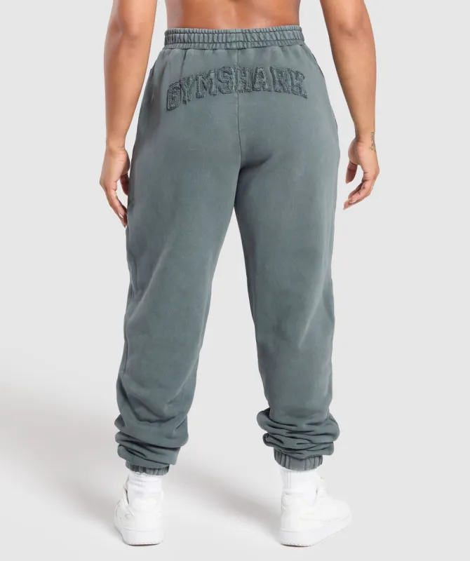 Gymshark Grunge Oversized Joggers - Slate Teal sold by Gymshark
