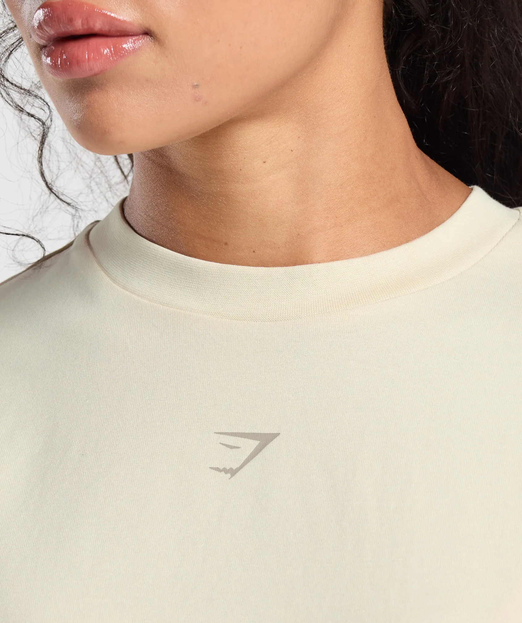 Gymshark Lift With Us Graphic T-Shirt - Ecru White sold by Gymshark product image thumbnail 5
