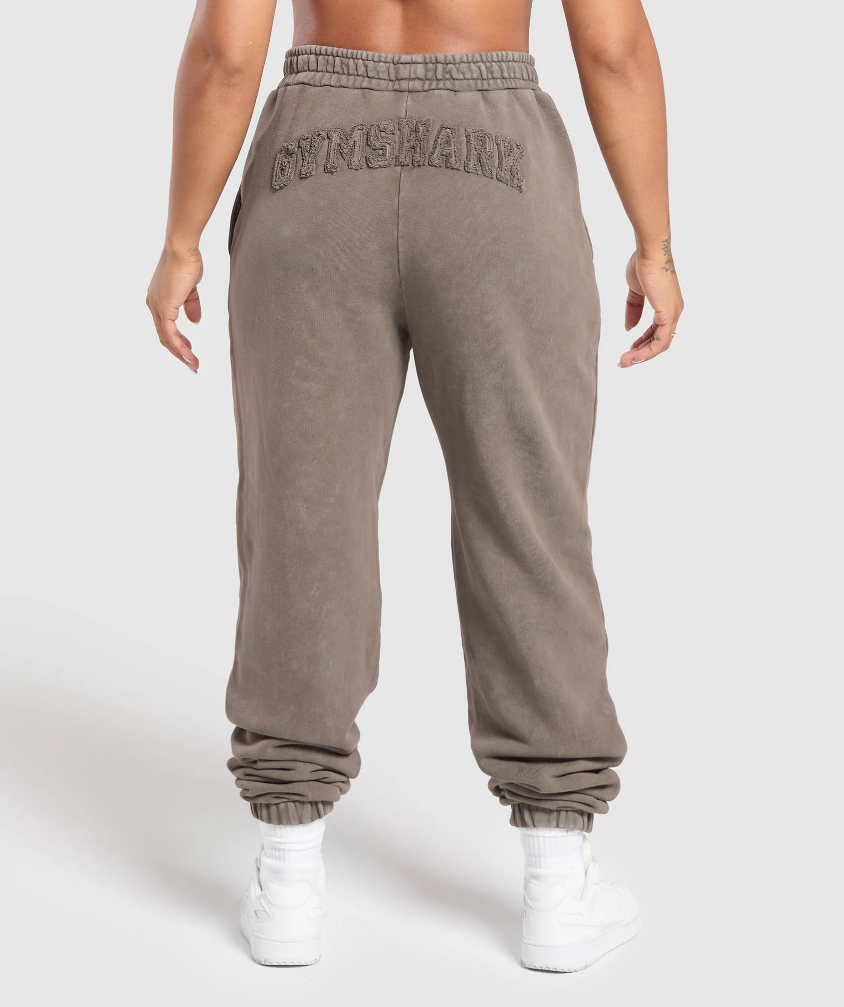 Gymshark Grunge Oversized Joggers - Camo Brown sold by Gymshark