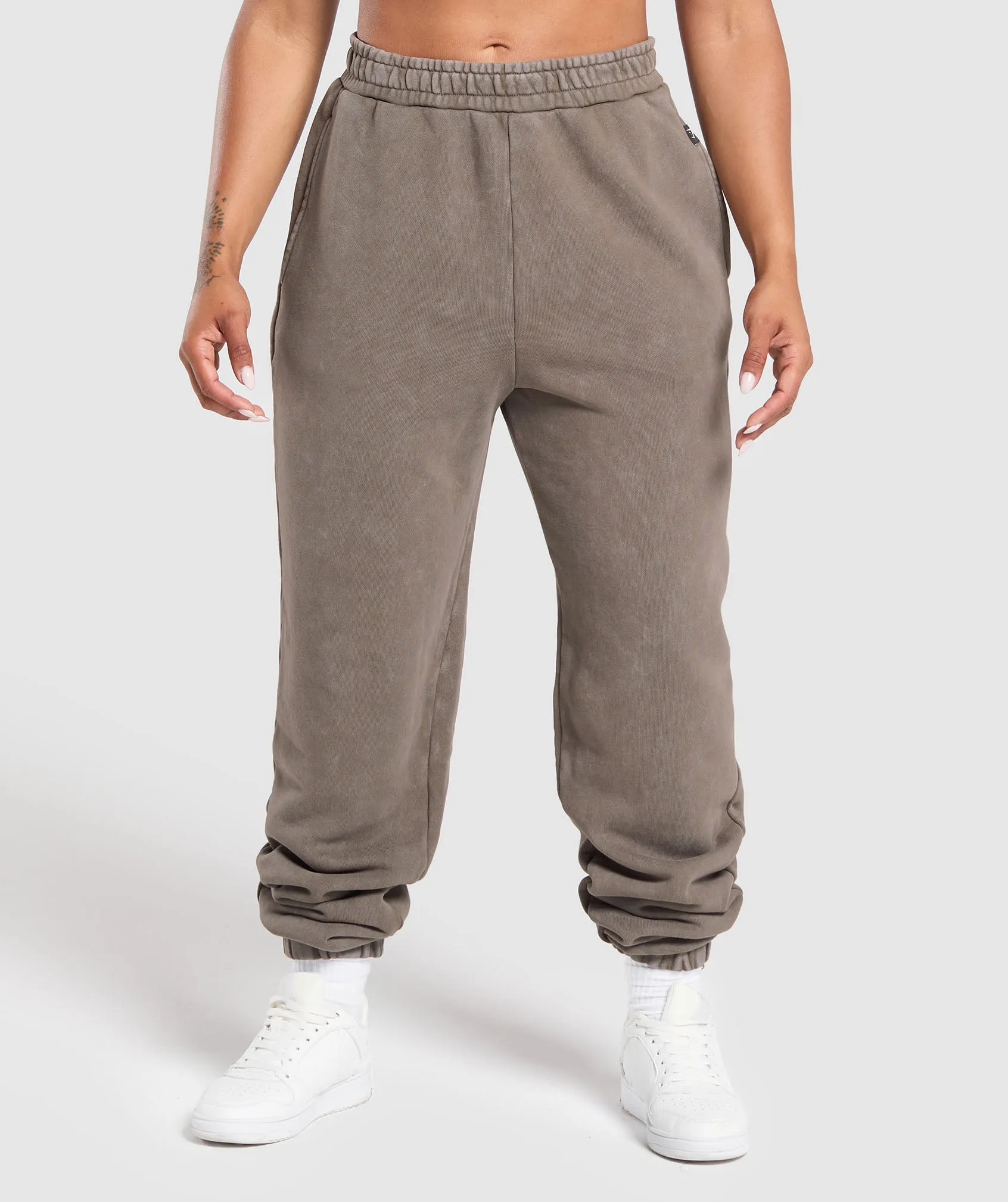 Gymshark Grunge Oversized Joggers - Camo Brown sold by Gymshark product image thumbnail 2