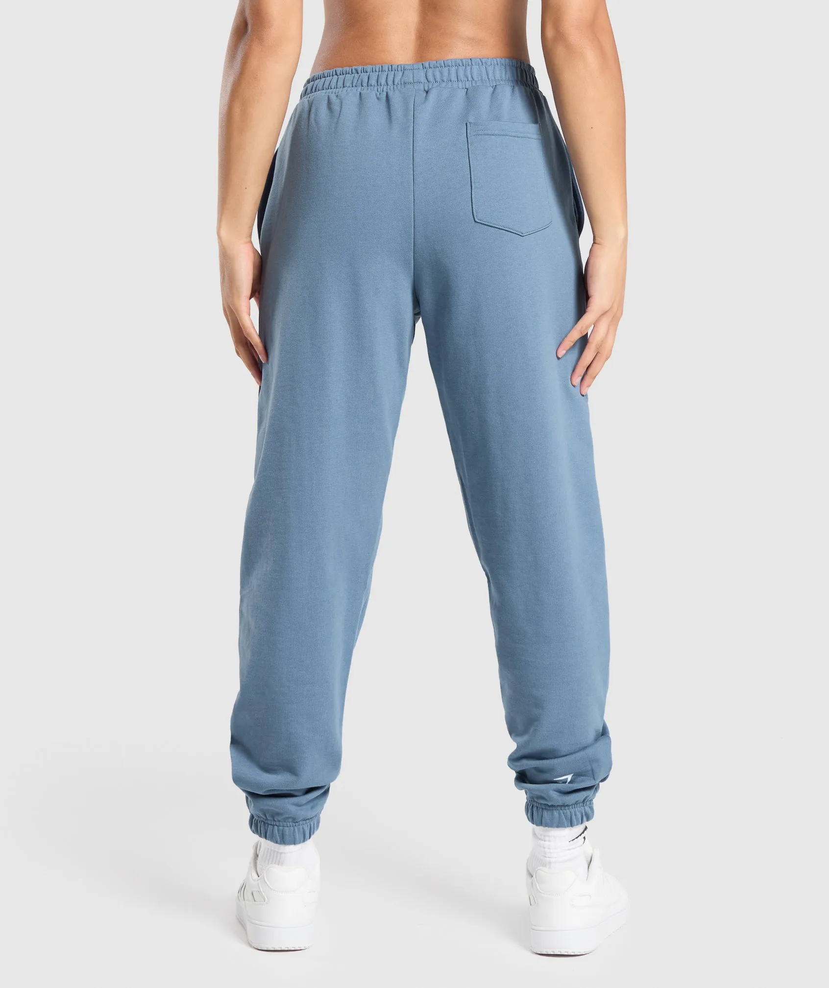 Gymshark GSLC Weight Graphic Pants - Faded Blue sold by Gymshark product image thumbnail 2