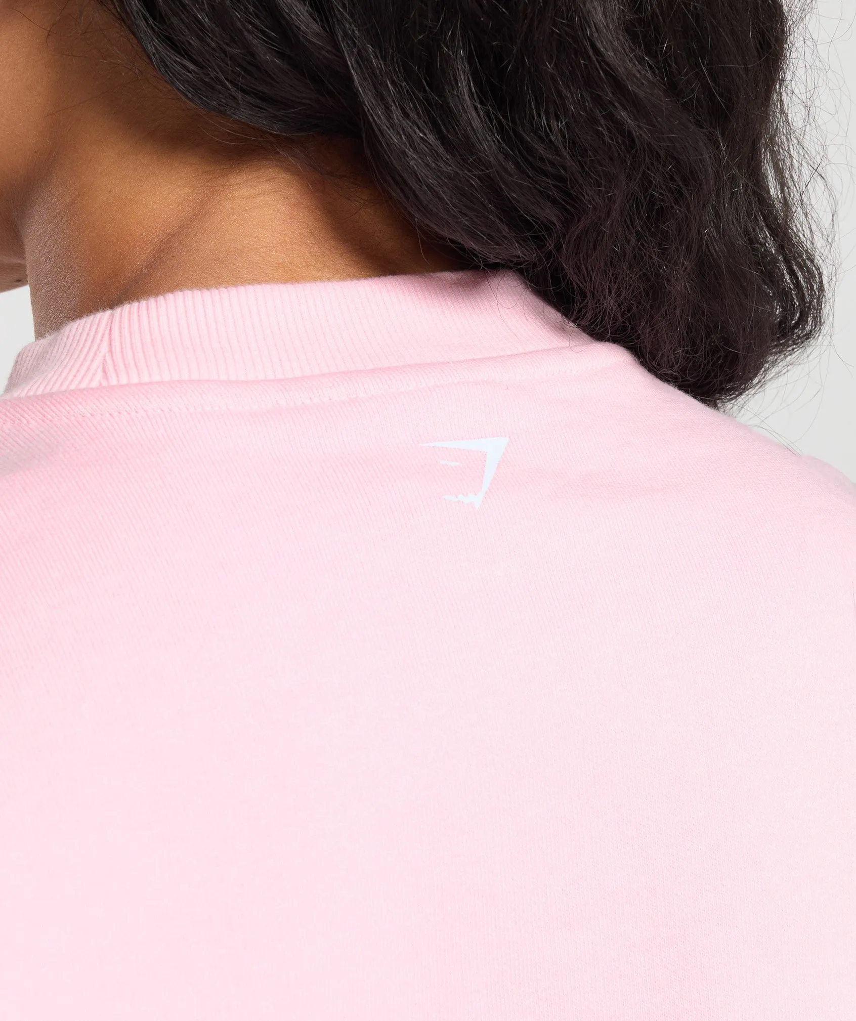 Gymshark GSLC Weight Graphic Sweater - Dolly Pink sold by Gymshark product image thumbnail 5